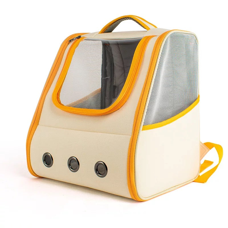 Transparent Space Capsule Pet Travel Backpack